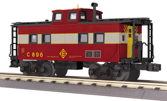 Pre Order ( ETA June 2026 ) MTH RailKing # 30-77418 O Gauge Erie Lackawanna Steel Caboose