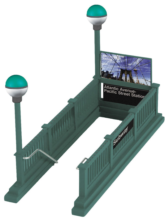MTH RailKing # 30-90666 O Gauge Atlantic Avenue-Pacific Street Station Subway Entrance