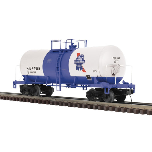 Atlas O Premier # 3001760-1/2 PJBX Pabst Blue Ribbon Funnel Flow Tank Car ( Choose from 2 DIFFERENT Road Numbers ) ( 3-Rail )