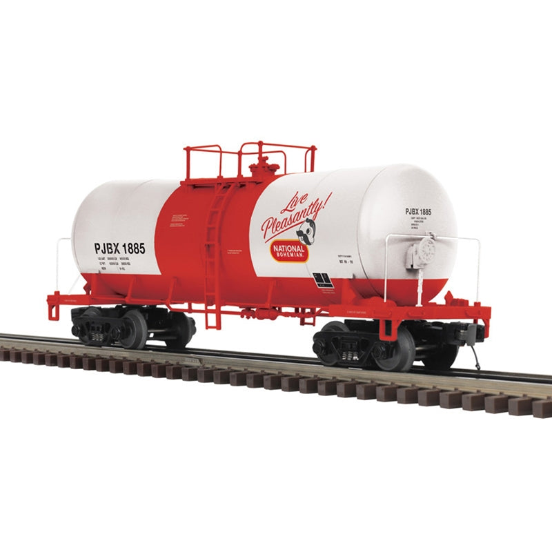 Atlas O Premier # 3001761-1/2 PJBX National Bohemian Funnel Flow Tank Car ( Choose from 2 DIFFERENT Road Numbers ) ( 3-Rail )