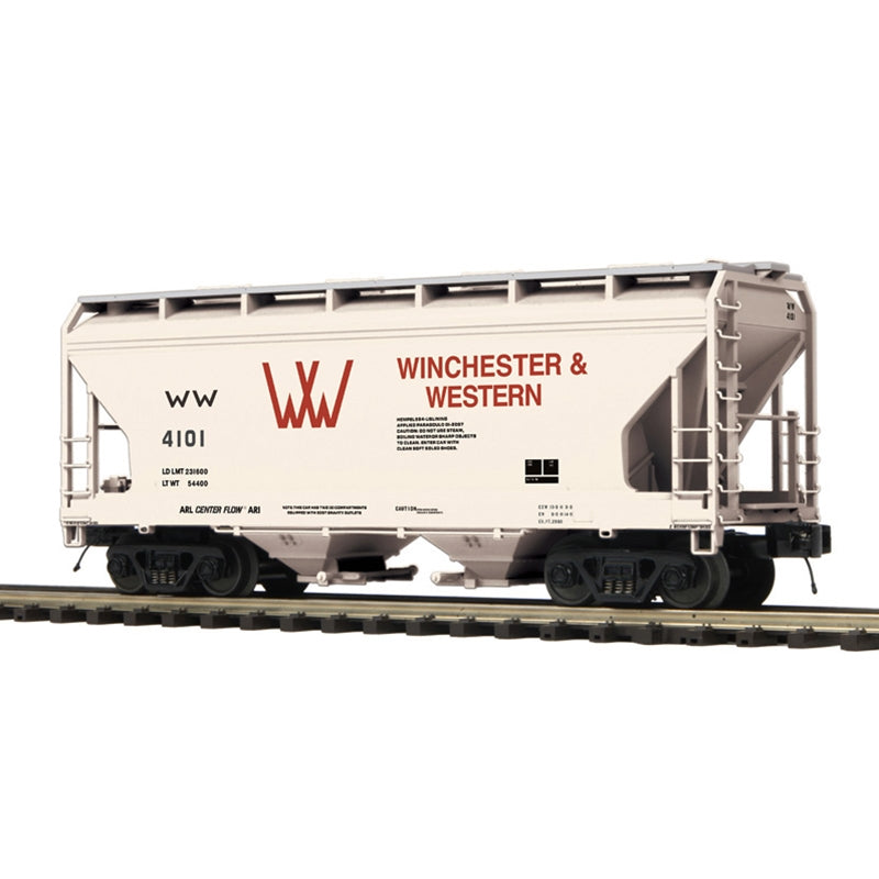 Atlas O PREMIER # 3001892-1 WINCHESTER & WESTERN 2-BAY CENTERFLOW HOPPER # 4101 - 3RL