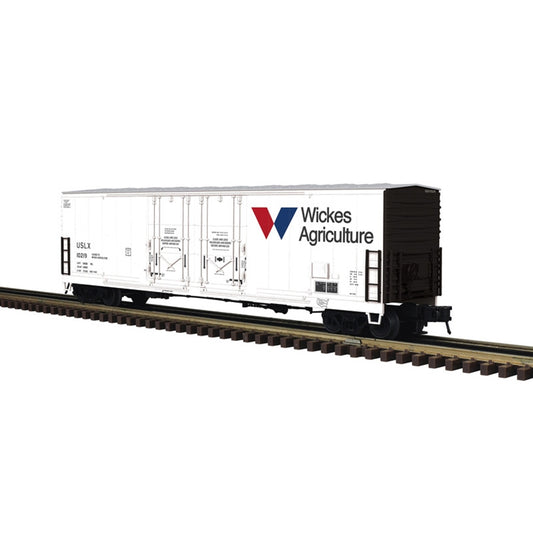 Pre Order ( ETA Late 2026 ) Atlas O # 3001987 MASTER 53' EVANS DOUBLE PLUG DOOR BOX CAR USLX - WICKES AGRICULTURE **Choose from 2 Different Rd # 10219 or 10231 (WHITE/BLACK) - 3RL