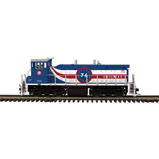 Pre Order ( ETA End of 2026 ) Atlas O Master # 30138631 MP15DC DCS LOCOMOTIVE UNION RAILROAD BICENTENNIAL 17 (RED/WHITE/BLUE) - 3RL