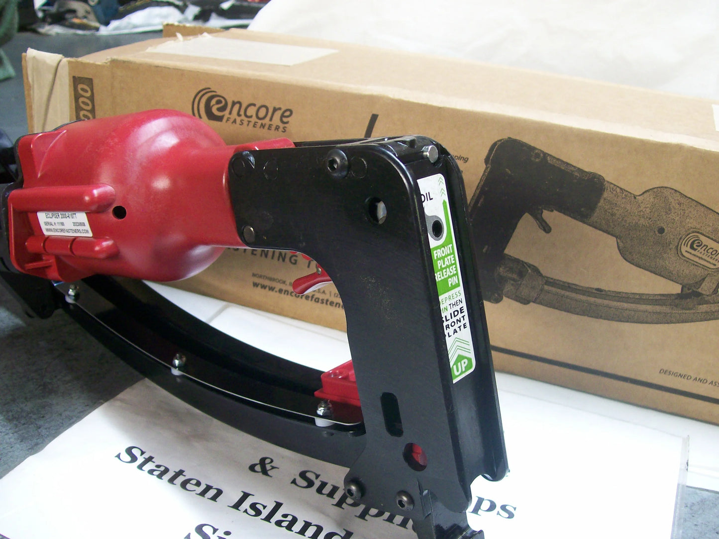 Encore Hartco Eclipser 2000-6187T Clinch Clip Tool Red Version