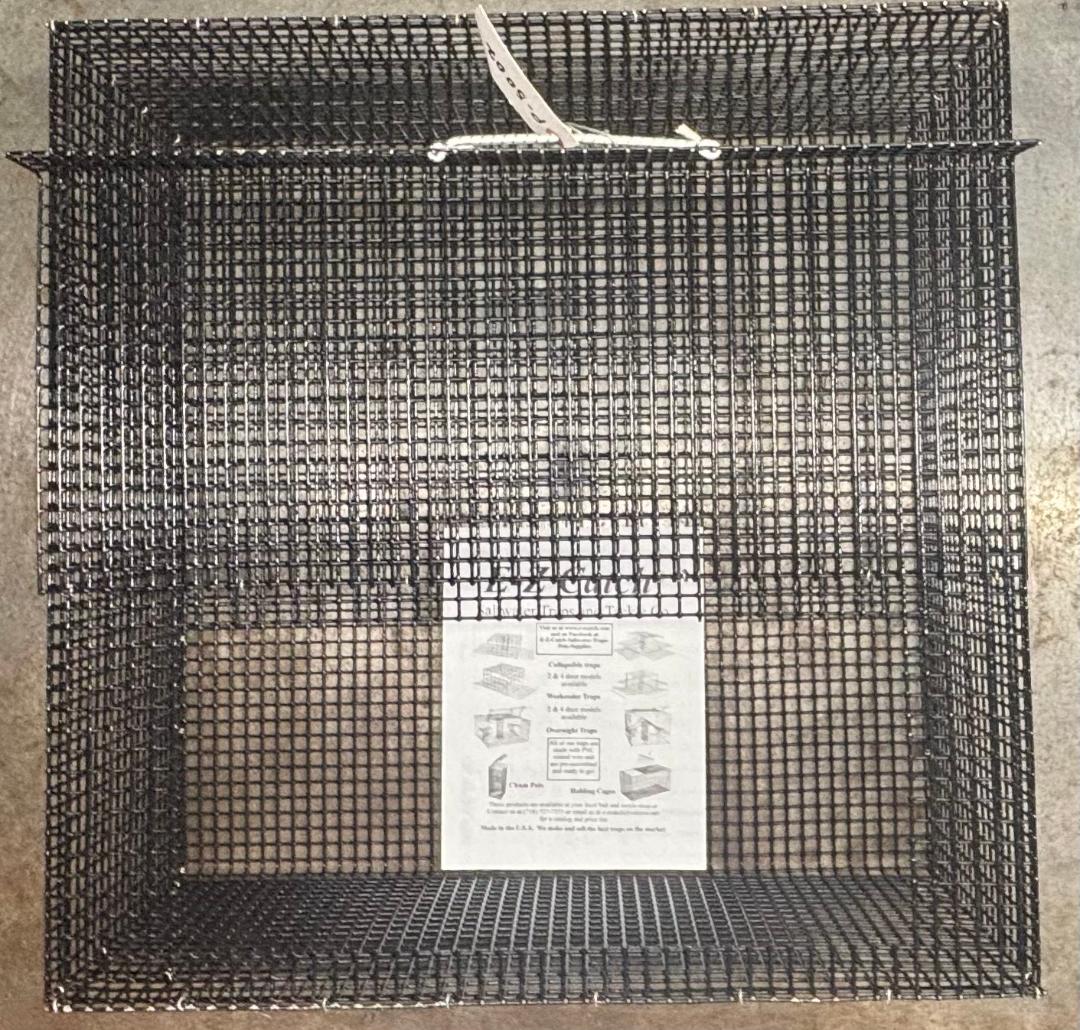 E-Z Catch # P-5002 Holding Cage ( Pick Up Only ) 24 x 24 x 10 ( 1/2 x 1/2 mesh )