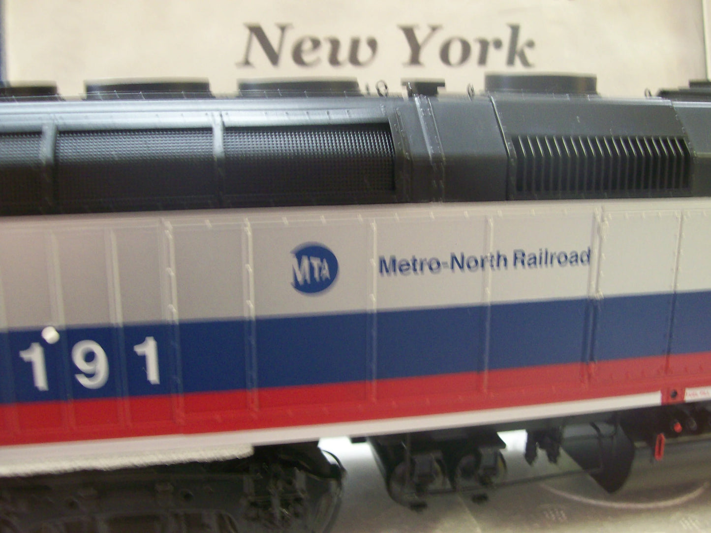 Atlas O Scale Premier # 30138036 Metro North F40-PH Locomotive Cab # 4191