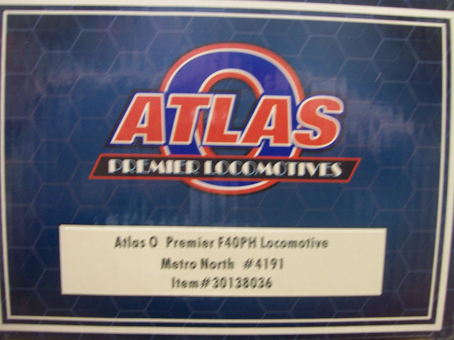 Atlas O Scale Premier # 30138036 Metro North F40-PH Locomotive Cab # 4191