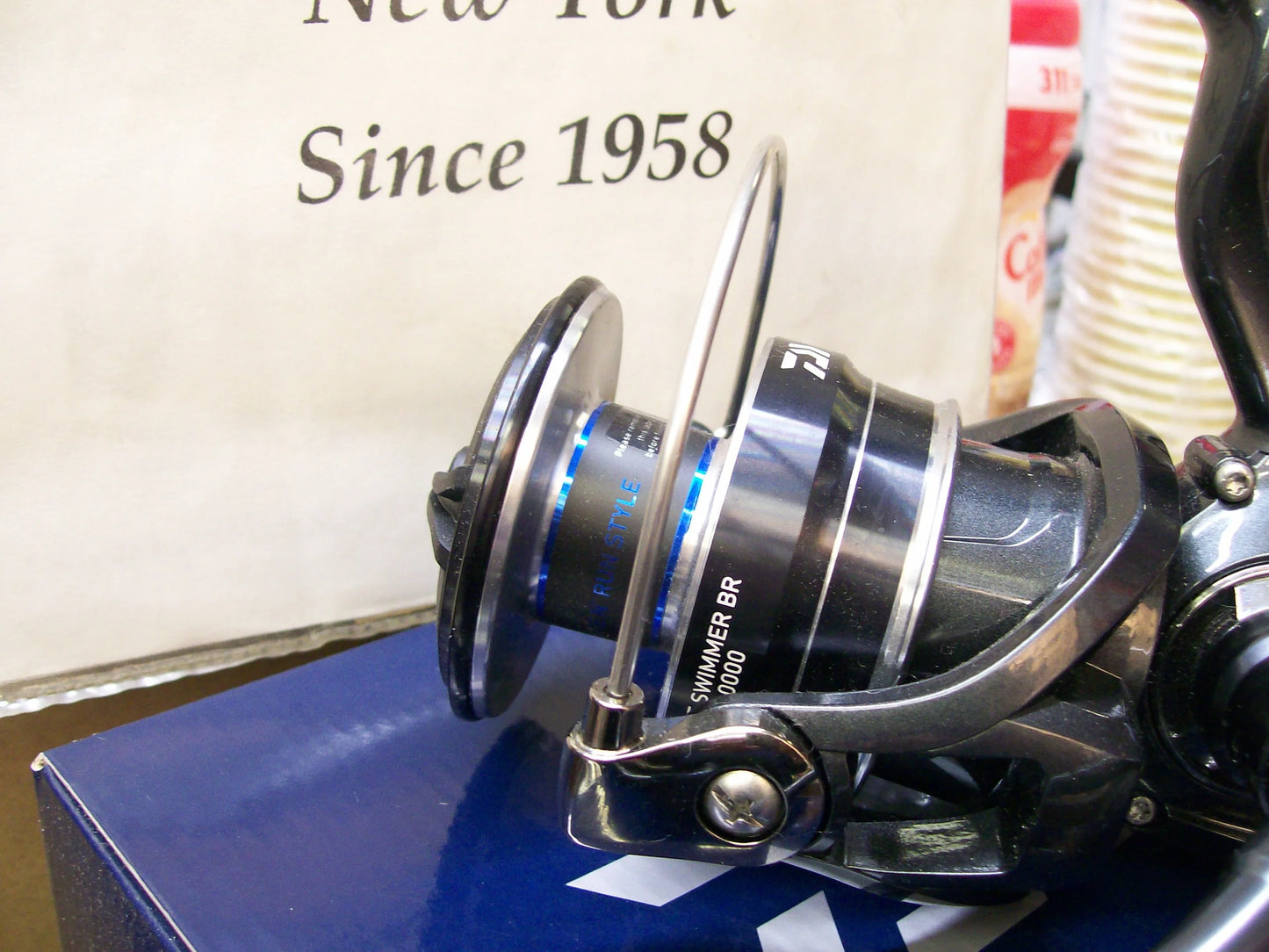 Brand New Daiwa Free Swimmer # BR-10000 ( Saltwater Spinning Reel ) Takes Mono or Braid