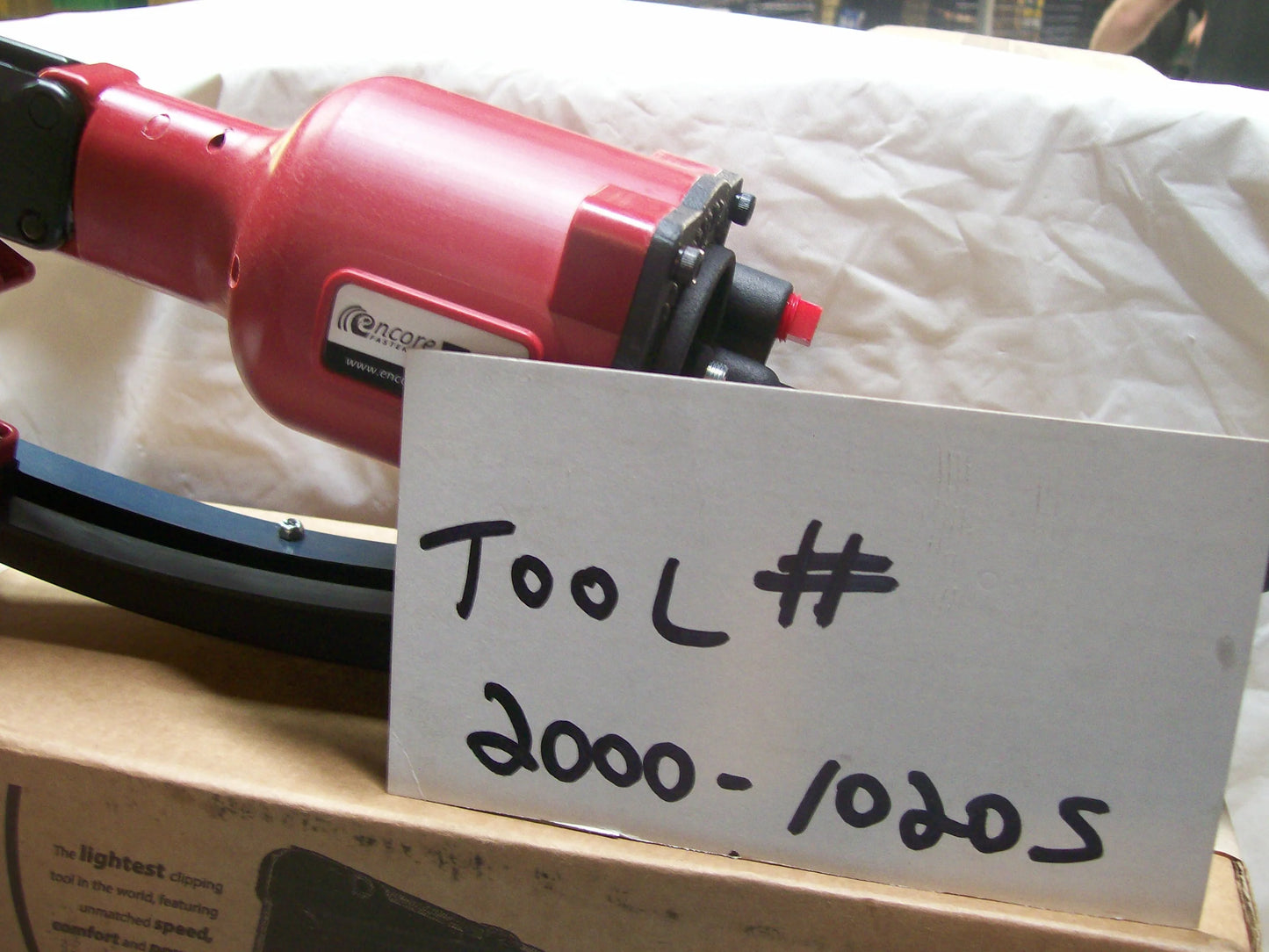 Encore Hartco Eclipser 2000-1020S Clinch Clip Tool ( Red Version )