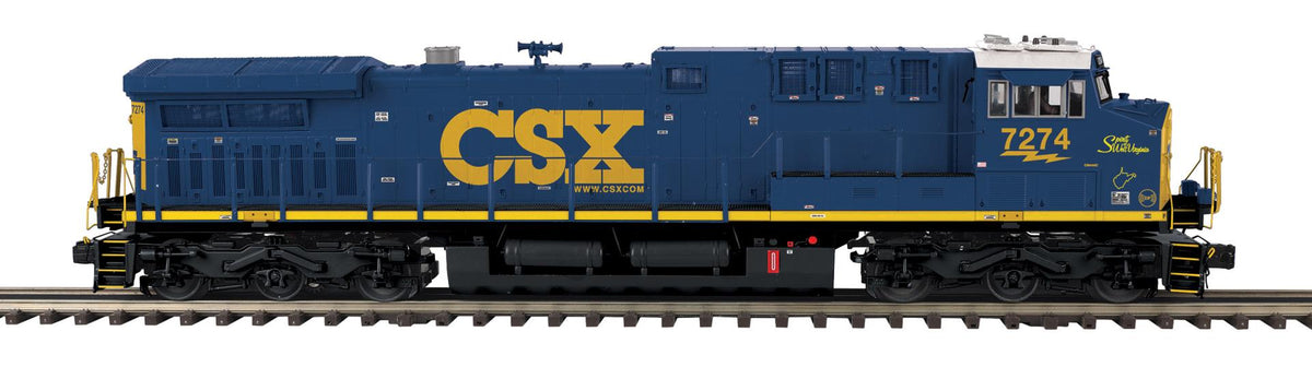 *PRE-ORDER* MTH Premier # 20-22140-1 O Scale CSX AC44C6M Diesel Engine w/Proto-Sound 3.0 Cab 7274 - ETA 2027
