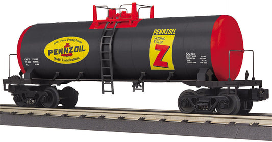 *PRE-ORDER* MTH RailKing # 30-73684 O Gauge Pennzoil Modern Tank Car - ETA May 2027