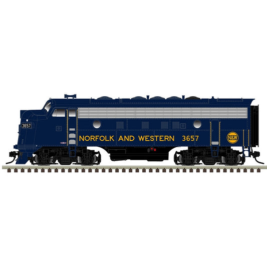 *PRE-ORDER* Atlas # 30138982 O MASTER (DCS) F-7A LOCOMOTIVE NORFOLK & WESTERN 3657 - ETA LATE 2027