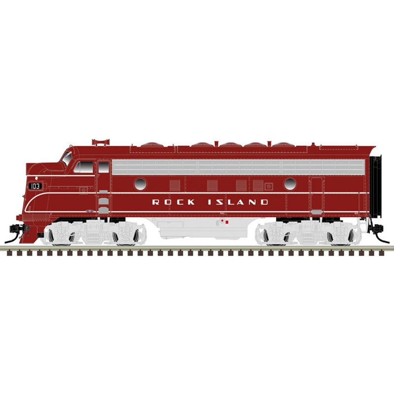 *PRE-ORDER* Atlas # 30138986 O MASTER (DCS) F-7A LOCOMOTIVE ROCK ISLAND 103 - ETA LATE 2027