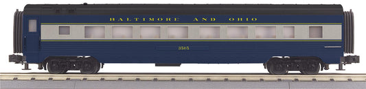 *PRE-ORDER* MTH RailKing # 30-68335 Baltimore & Ohio 60’ Streamlined Coach Car O Gauge (ETA 2027)