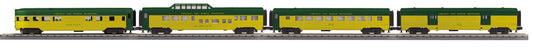 *PRE-ORDER* MTH RailKing # 30-68345 Chicago North Western 4-Car 60’ Streamlined Passenger Set - ETA 2027