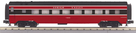 *PRE-ORDER* MTH RailKing # 30-68339 Lehigh Valley 60’ Streamlined Coach Car 1553 O Gauge (ETA 2027)