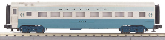 *PRE-ORDER* MTH RailKing # 30-68351 Santa Fe 60’ Streamlined ABS Coach Car 2934 O Gauge - ETA 2027