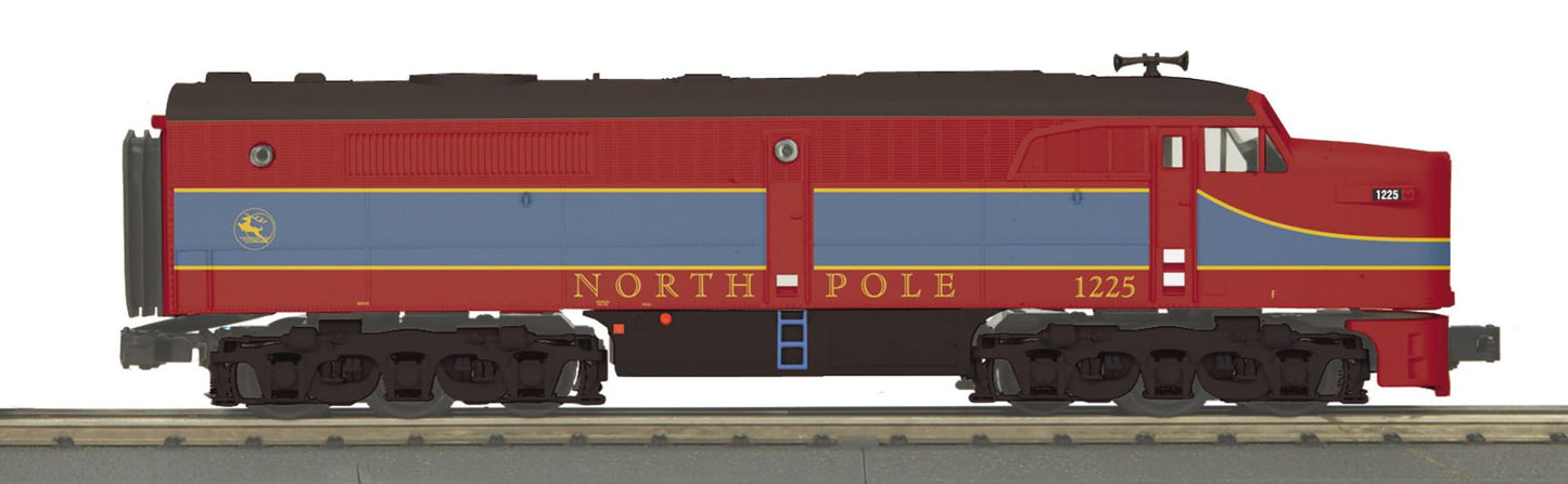 *PRE-ORDER* MTH RailKing # 30-21390-1  O Gauge North Pole Alco PA A-Unit Diesel w/Proto-Sound 3.0 Cab # 1225