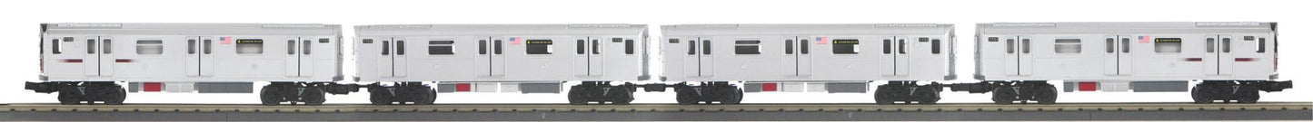 *PRE-ORDER* MTH RailKing # 30-21419-1 O Gauge Metropolitan Transportation 4-Car R142A Series Subway Set w/Proto-Sound 3.0 - ETA 2027
