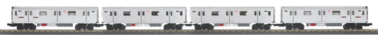 *PRE-ORDER* MTH RailKing # 30-21424-1 O Gauge Metropolitan Transportation 4-Car No. 7 Flushing LCL R188 Series Subway Set w/Proto-Sound 3.0 - ETA 2027