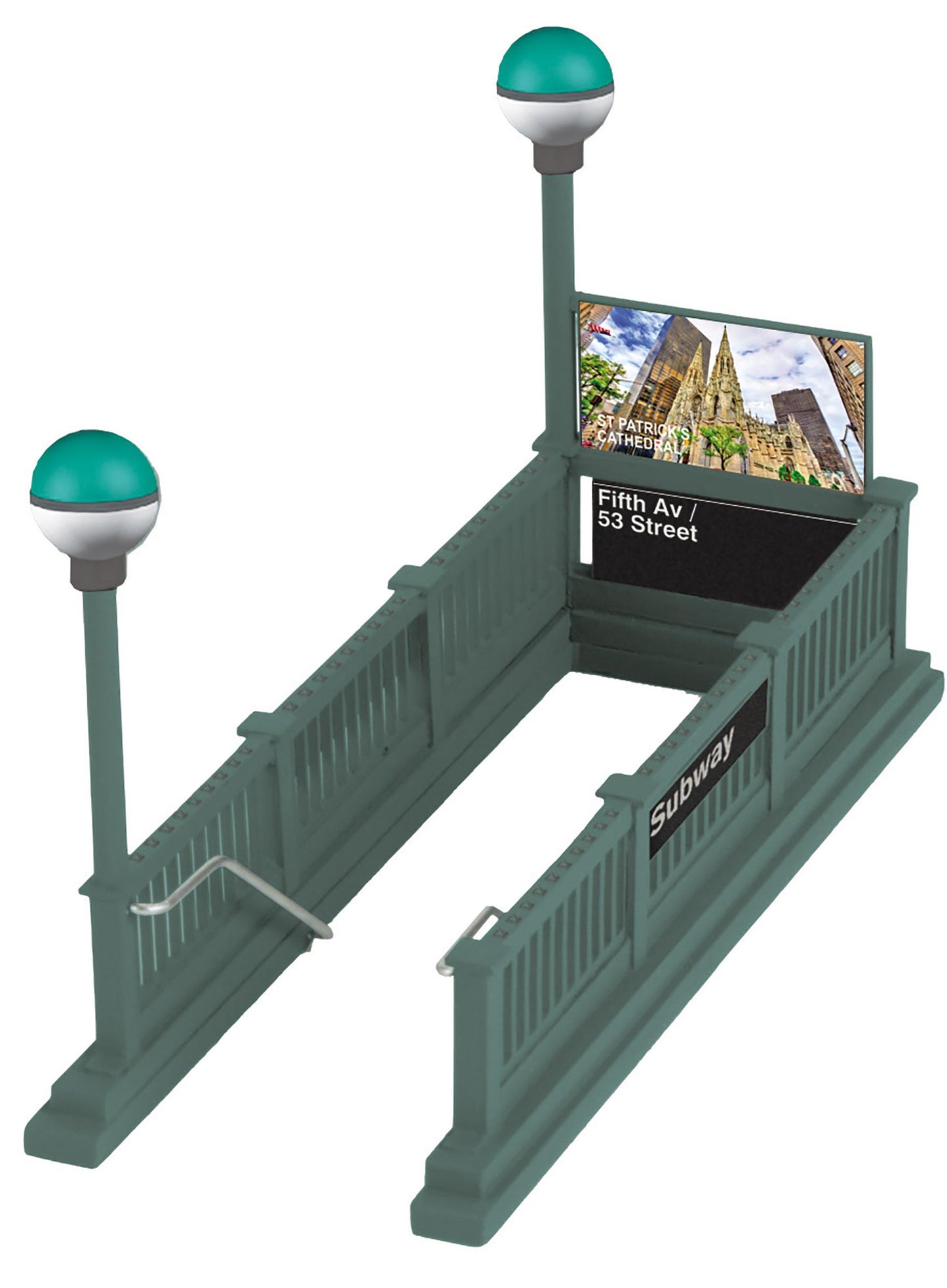*PRE-ORDER* MTH RailKing # 30-90769 Fifth Av - 53rd Street Subway Entrance O Scale - ETA 2027