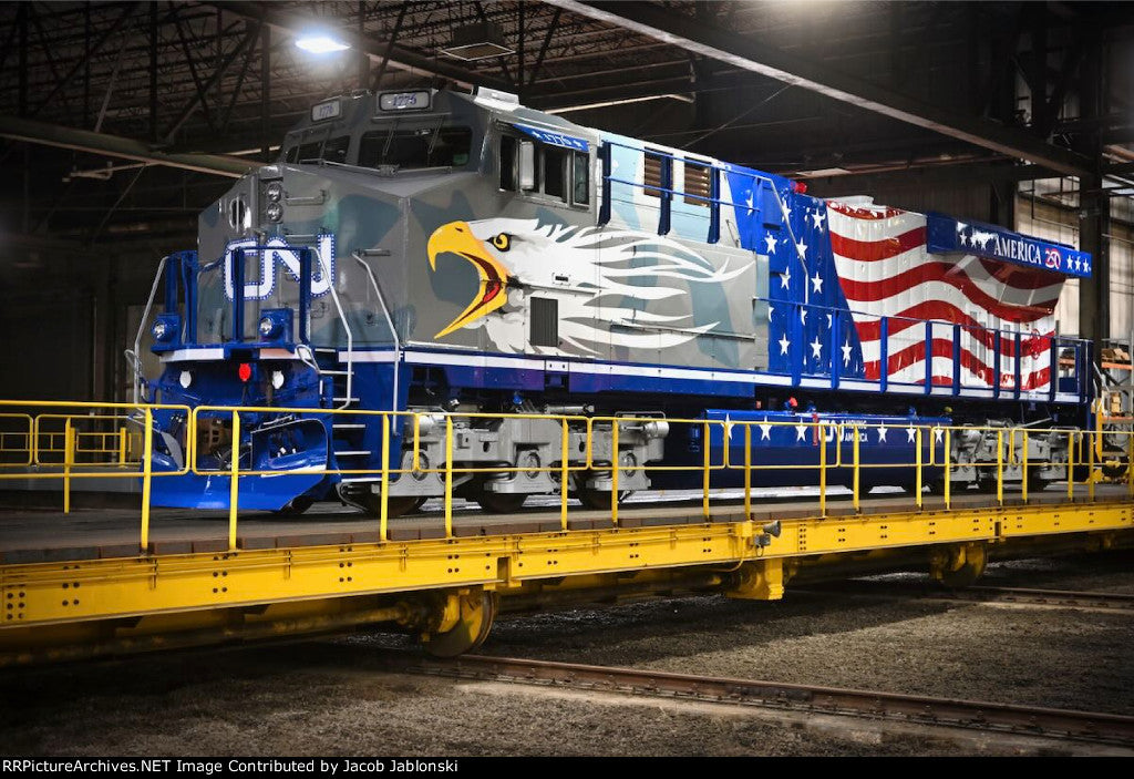 *PRE-ORDER* MTH Premier # 20-22189-1   Canadian National #1776 "Screaming Eagle" ES44AC W/ PS3.0 - 3 Rail (ETA 2027)