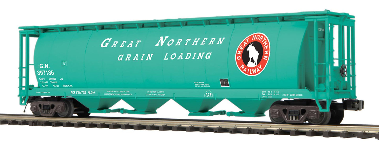 *PRE-ORDER* MTH Premier # 20-96894 O Scale Great Northern 100 Ton Hopper Car Rd # 397274 (ETA 2027)