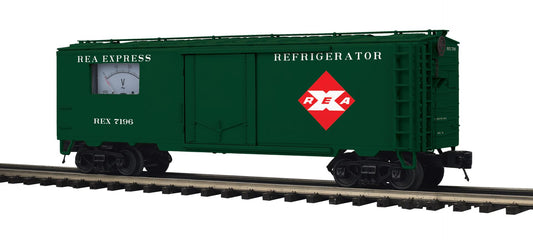 *PRE-ORDER* MTH Premier # 20-94881 Railway Express Agency O Scale 40’ Steel Sided Power Meter Car Rd # 7375 - ETA 2027