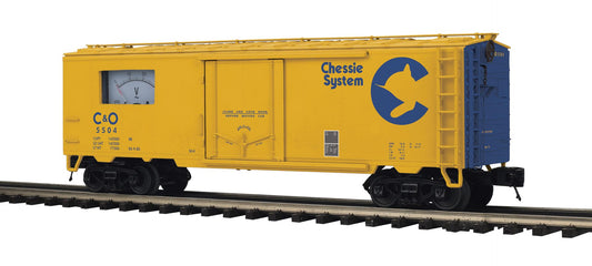 *PRE-ORDER* MTH Premier # 20-94883 Chesapeake & Ohio O Scale 40’ Steel Sided Power Meter Car Rd # 7828 - ETA 2027