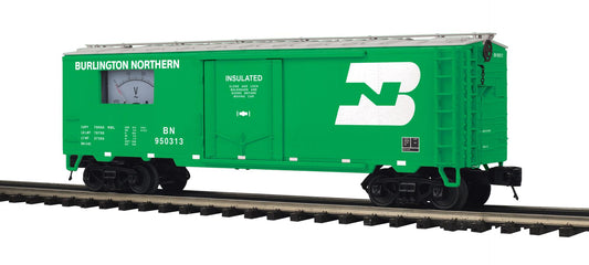 *PRE-ORDER* MTH Premier # 20-94884 Burlington Northern O Scale 40’ Steel Sided Power Meter Car Rd # 950313 - ETA 2027