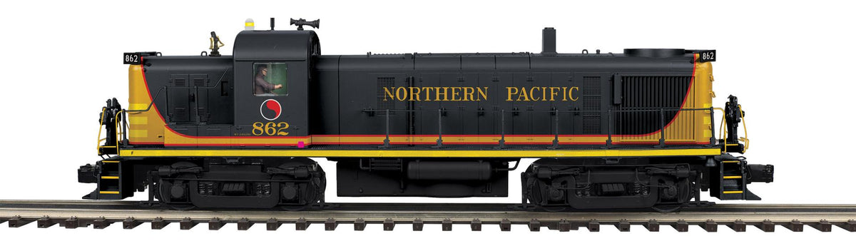 *PRE-ORDER* MTH # 20-22150-1 O Scale Premier Northern Pacific RS-3 - Phase 3 Diesel Engine w/Proto-Sound 3.0 Cab # 862 - ETA 2027