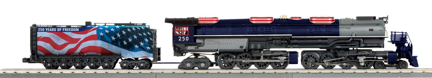 *PRE-ORDER* MTH RailKing # 30-1926-1 O Gauge Semiquincentennial 4-8-8-4 Imperial Big Boy Steam Engine - With Proto-Sound 3.0 Cab # 250 (ETA 2027)
