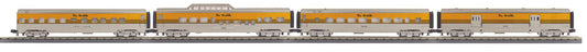 *PRE-ORDER* MTH RailKing # 30-68318 O Gauge Denver & Rio Grande 4-Car 60’ Streamlined Passenger Set (ETA 2027)