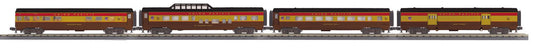 *PRE-ORDER* MTH RailKing # 30-68322 O Gauge Union Pacific 4-Car 60’ Streamlined Passenger Set (ETA 2027)