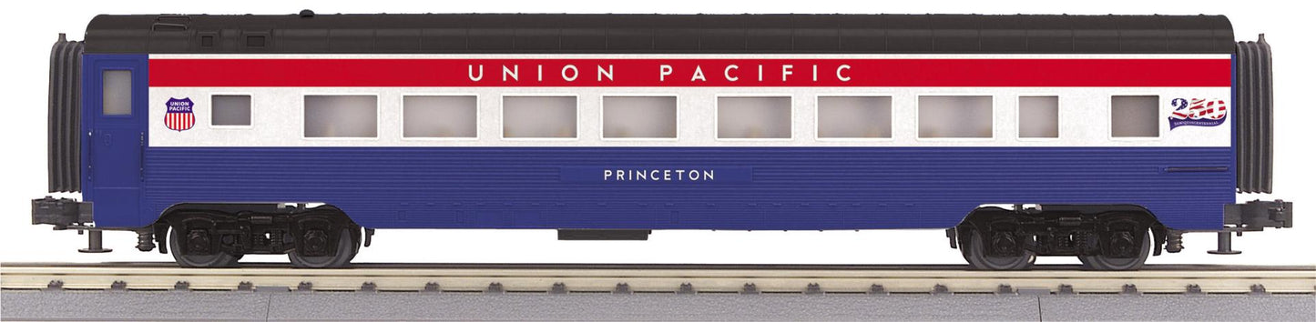 *PRE-ORDER* MTH RailKing # 30-68328 O Gauge Semiquincentennial 60’ Streamlined Coach Car - Princeton (ETA 2027)