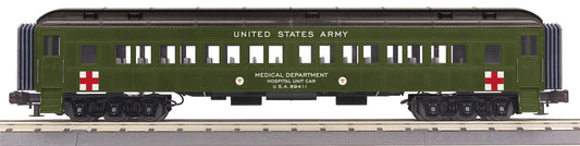 *PRE-ORDER* MTH RailKing # 30-69394 O Gauge U.S. Army 60’ Madison Coach Car # 89411 (ETA 2027)
