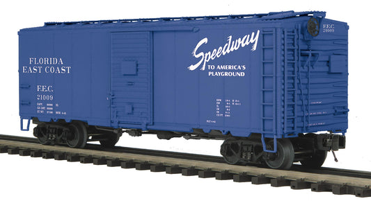 *PRE-ORDER* MTH # 20-99599 O Scale Premier Florida East Coast 40’ AAR Box Car Rd # 21019 - ETA 2027