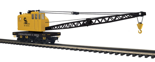 *PRE-ORDER* MTH Premier # 20-95850 O Scale Chesapeake & Ohio American Crane Car # 960409 (ETA Late 2026)