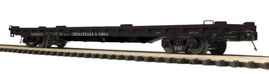 *PRE-ORDER* MTH Premier # 20-95857 O Scale Chesapeake & Ohio 60’ Flat Car # 80435 (ETA Late 2026)