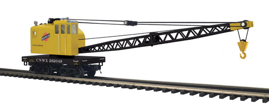 *PRE-ORDER* MTH Premier # 20-95852 O Scale Chicago North Western American Crane Car # 262067 (ETA Late 2026)