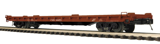 *PRE-ORDER* MTH Premier # 20-95859 O Scale Chicago North Western 60’ Flat Car # 44473 (ETA Late 2026)