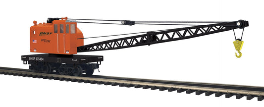 *PRE-ORDER* MTH Premier # 20-95853 O Scale BNSF American Crane Car # 975431 (ETA Late 2026)