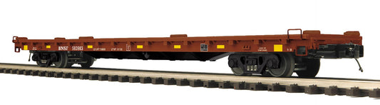 *PRE-ORDER* MTH Premier # 20-95860 O Scale BNSF 60’ Flat Car # 583983 (ETA Late 2026)