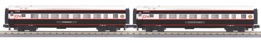 *PRE-ORDER* MTH RailKing # 30-68354 Canadian National 2-Car 60’ Streamlined Coach Set O Gauge - ETA 2027