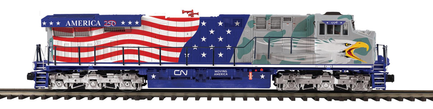 *PRE-ORDER* MTH Premier # 20-22189-1   Canadian National #1776 "Screaming Eagle" ES44AC W/ PS3.0 - 3 Rail (ETA 2027)
