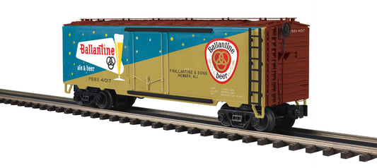 *PRE-ORDER* MTH Premier # 20-94962 O Scale Ballantine Beer Operating Reefer Car Rd # 41017 - ETA May 2027