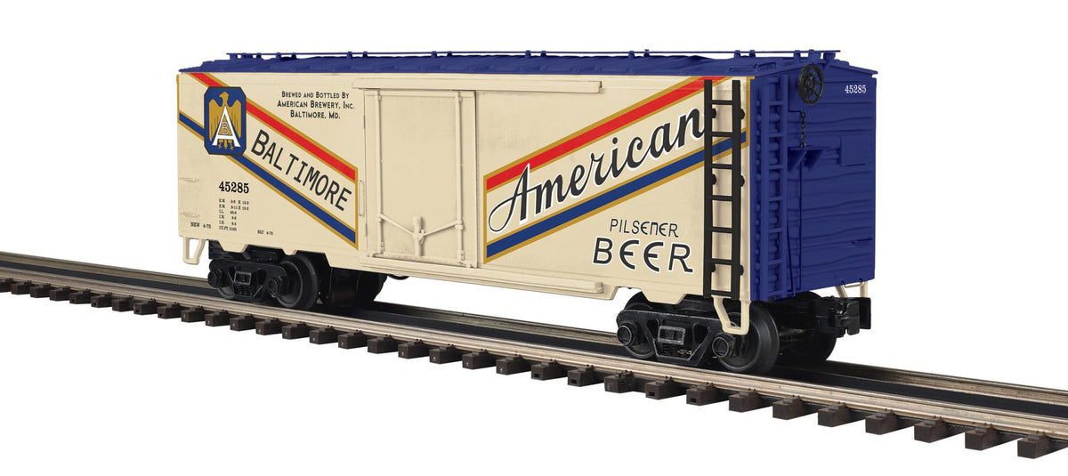 *PRE-ORDER* MTH Premier # 20-94964 O Scale American Pilsner Operating Reefer Car Rd # 45285 - ETA May 2027