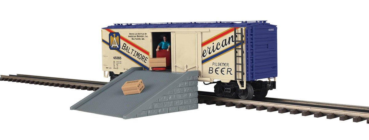 *PRE-ORDER* MTH Premier # 20-94964 O Scale American Pilsner Operating Reefer Car Rd # 45290 - ETA May 2027