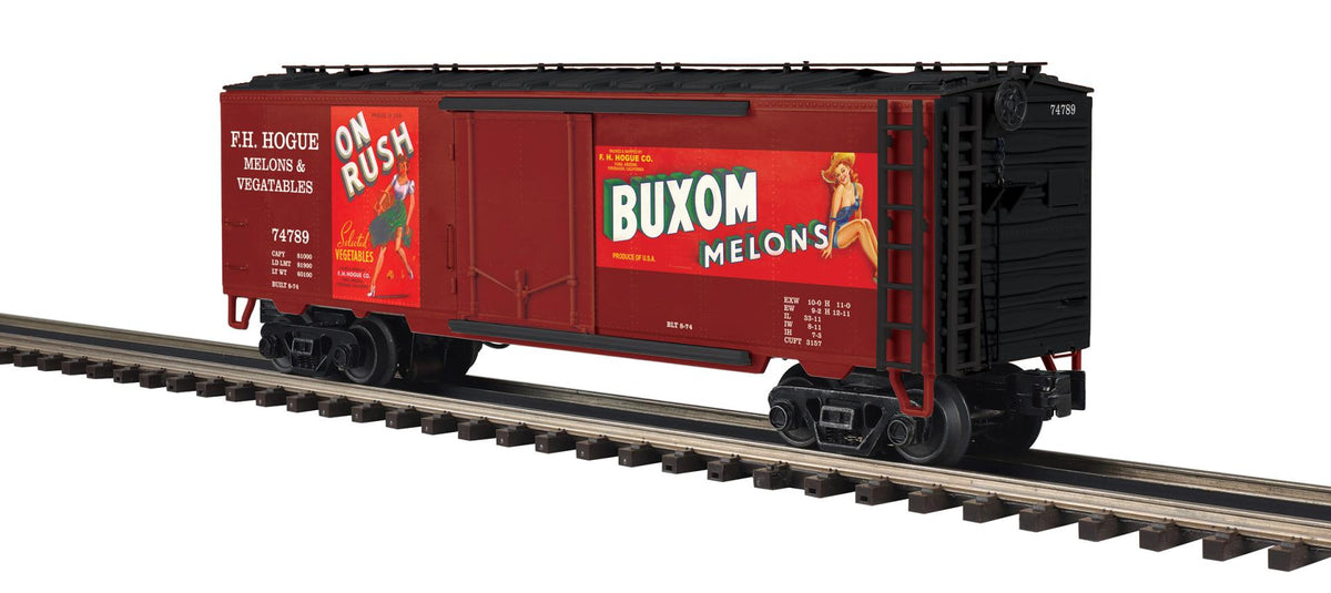 *PRE-ORDER* MTH Premier # 20-94965 O Scale F.H. Hogue Melons & Vegetables Operating Reefer Car Rd # 74793 - ETA May 2027