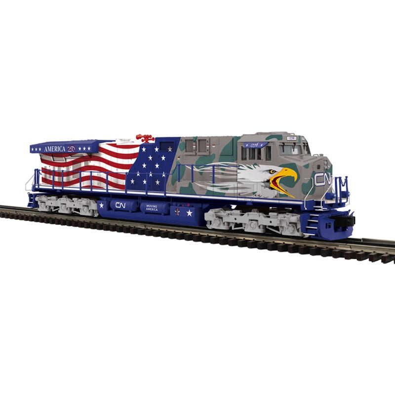 *PRE-ORDER* Atlas O Premier # 30138906 Canadian National (United States Semiquincentennial) ES44 Locomotive Cab # 1776 - 3RL (ETA 2027)